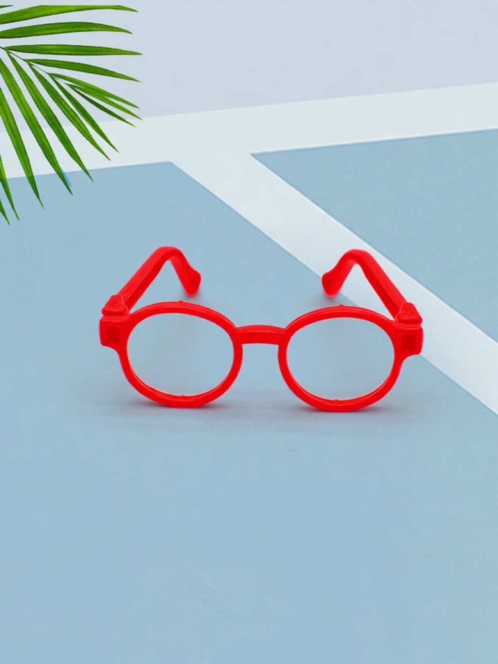 Labubu Doll Glasses – Red | Brand New